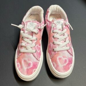 Roxy for girls Sheilahh Slip on Sneaker Shoe  Pink Size 4